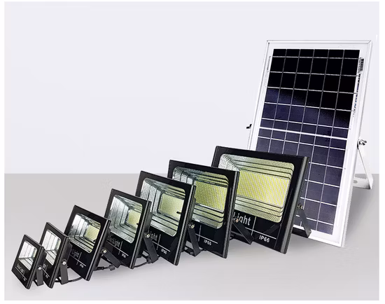 省エネ卸売価格ストリート IP65 防水屋外ランプライト 50 ワット 100 ワット 200 ワット 300 ワットソーラー投光器 LED フラッドライト